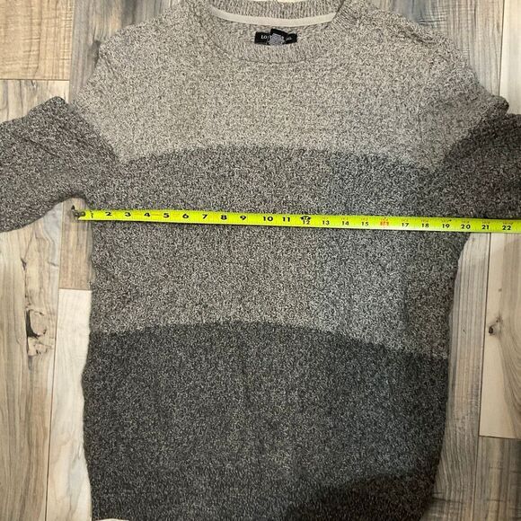 London Fog men’s multicolor gray crewneck sweater size large - Picture 5 of 7
